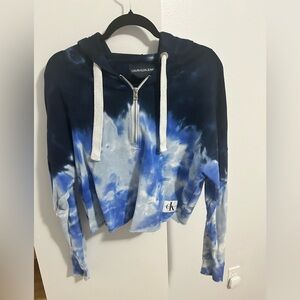 Calvin Klein Jeans Quarter Zip Hoodie